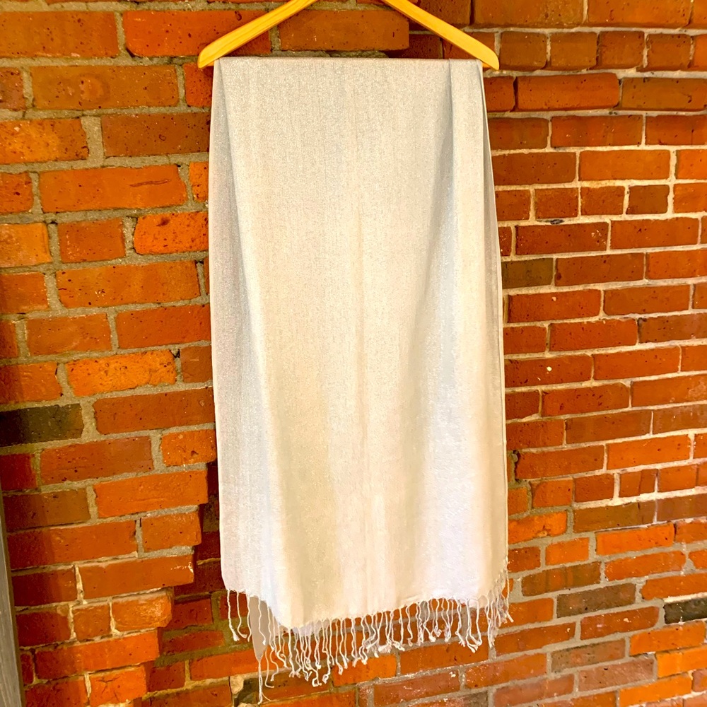 Silver/Gray Sparkly Scarf